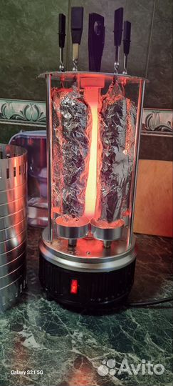 Электро шашлычница бу