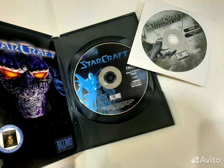 Starcraft лицензионный диск (cd)
