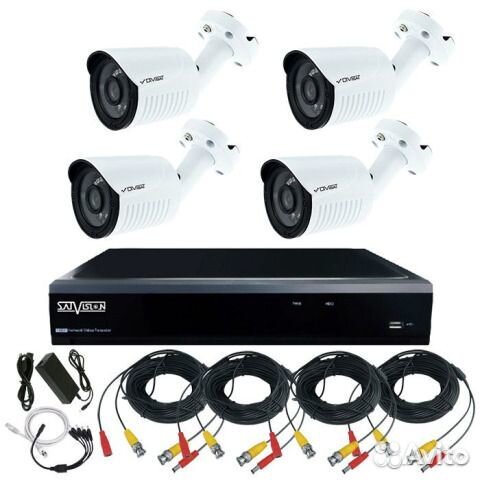 Комплект видеонаблюдения 4 DVC-S192 2.8 V 3.0