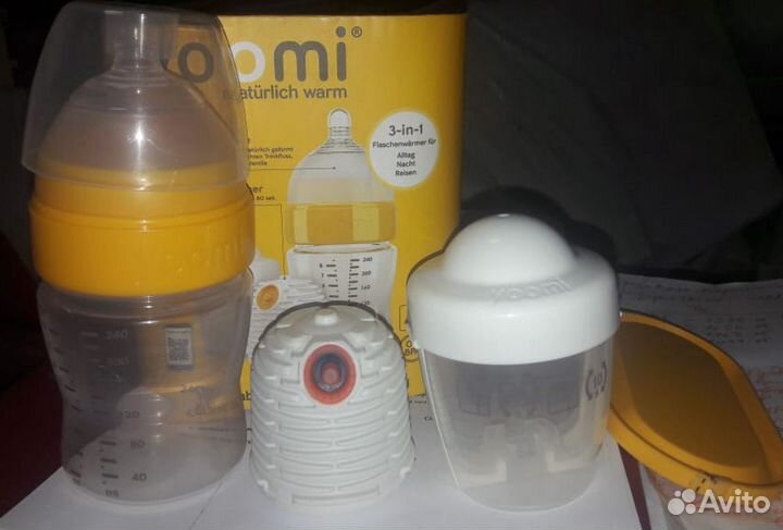 Бутылочки и нагреватель для детского питания