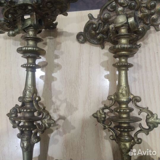 Старинные подсвечники- канделябры