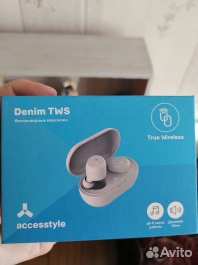 Беспроводные наушники denim tws
