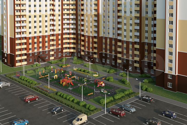 2-к. квартира, 64,4 м², 11/12 эт.