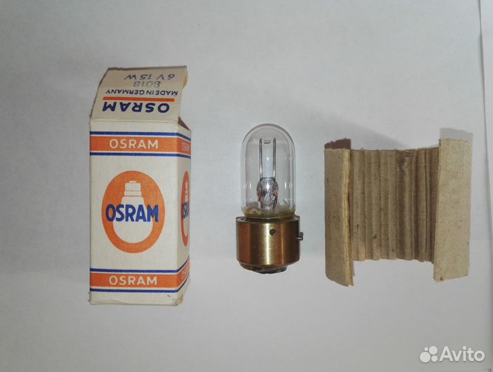 Лампы Osram 8018 6v 15w, мало б/у