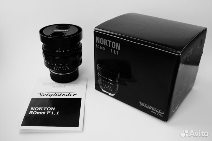 Voigtlander Nokton 50mm f1,1 на байонет Leica M