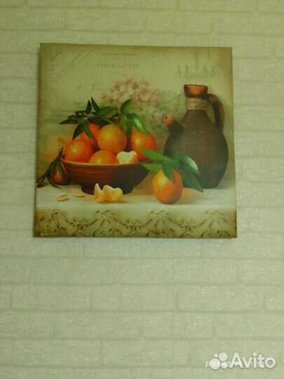 Комплект из 3-х каpтин для кухни