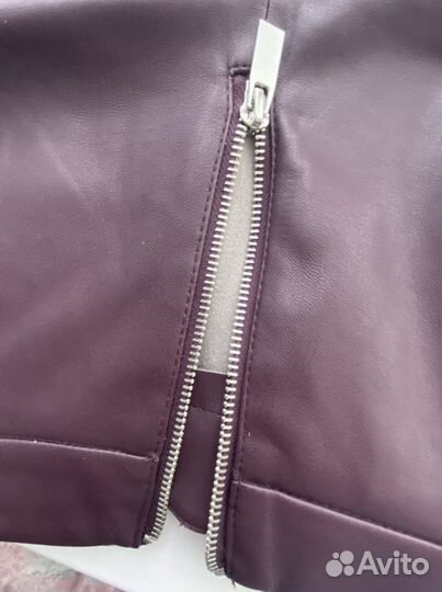 Кожаные шорты женские 46-48