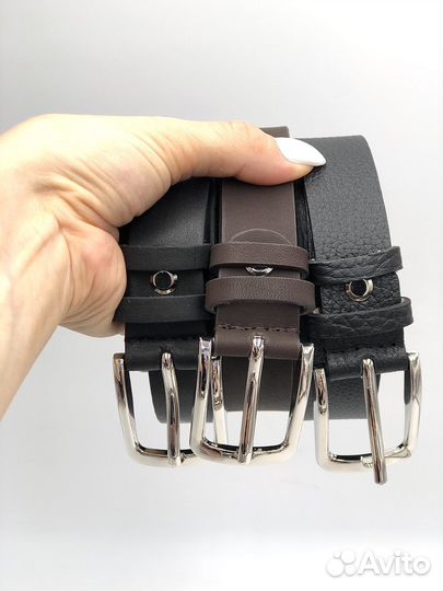 Ремень Детский натуральная кожа новый 3 вида