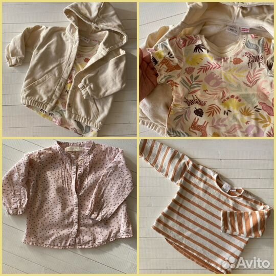 Одежда Zara на девочку 1,5-2 года 80-92