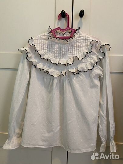 Блузка zara для девочки 152