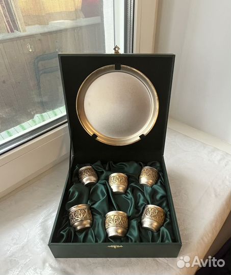 Рюмки позолоченные