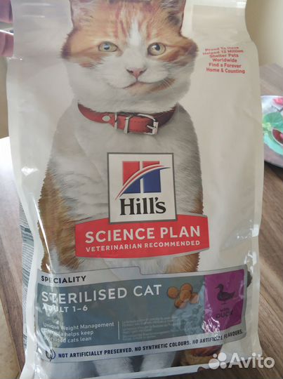 Сухой корм для стерилизованных кошек