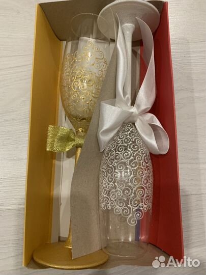 Бокалы свадебные