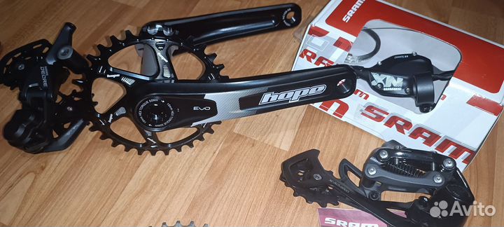 Запчасти sram, hope, shimano, ztto, koozer