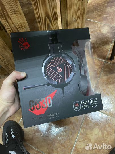 Игровая гарнитура A4Tech Bloody G570 черный