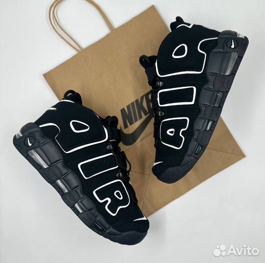 Черные Nike Air Uptempo