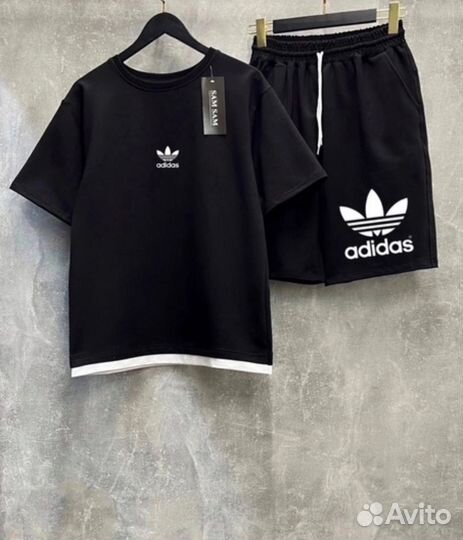 Комплект Adidas футболка и шорты р. 128-158