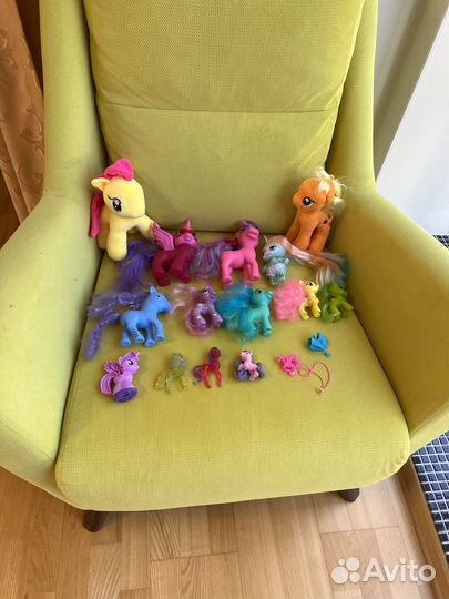 Коллекция игрушек пони