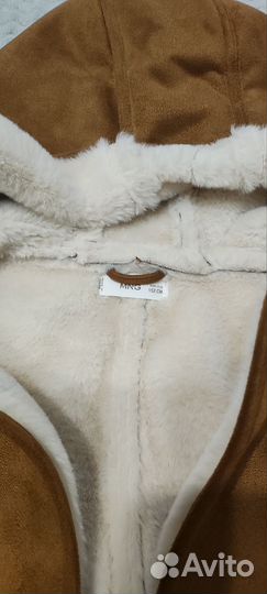 Дубленка для девочки mango