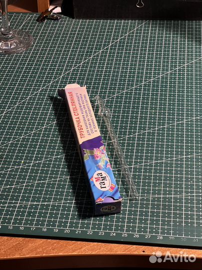 Стеклянная трубочка для батика