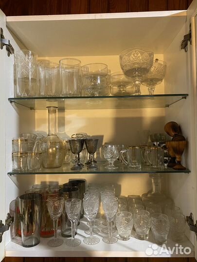 Рюмки стопки стаканы графины