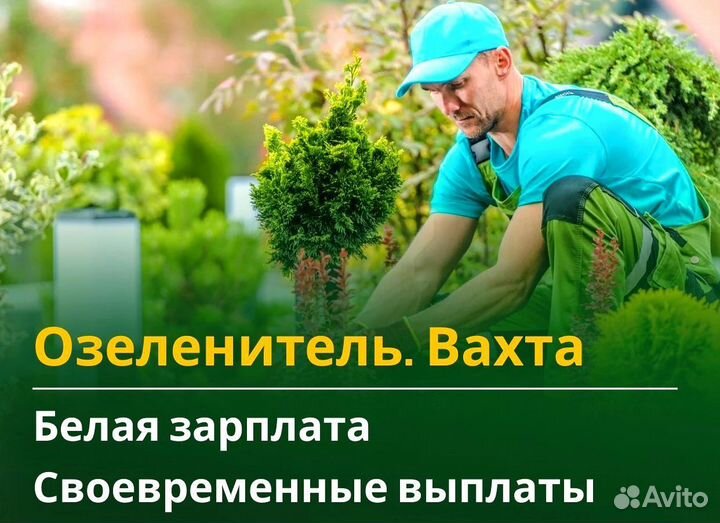 Озеленитель вахта 60/30 / жилье питание