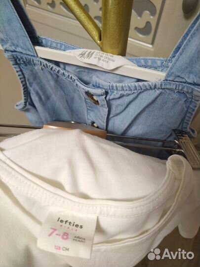 Комбинезон деним джинс 128