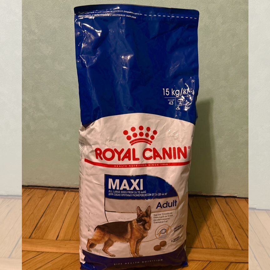 Корм для собак Royal canin maxi adult 15кг