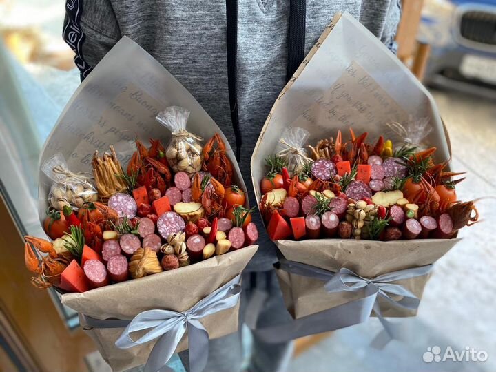 Мужские букеты съедобные