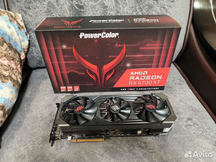 Видеокарта RX 6700 XT 12 Gb PowerColor Red Devil