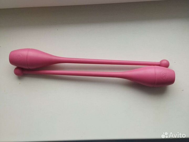 Булавы из пластмассы розовые 40,5