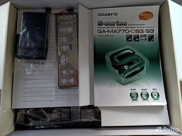 Материнская плата Gigabyte GA-MA770-DS3 нерабочая