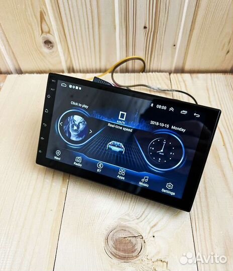 Android магнитола 2din с gps новая