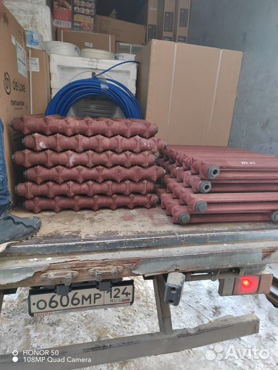 Чугунные батареи 10 секций новые