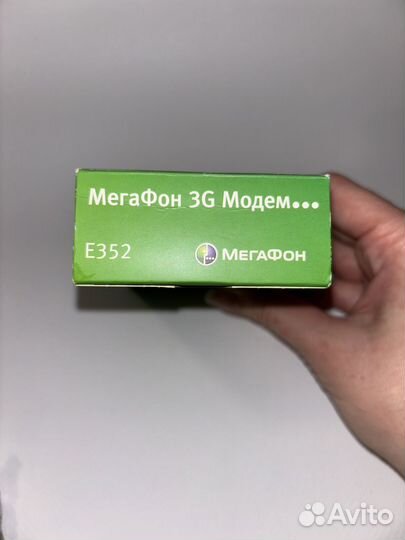 USB-модем мегафон 3G E352 белый