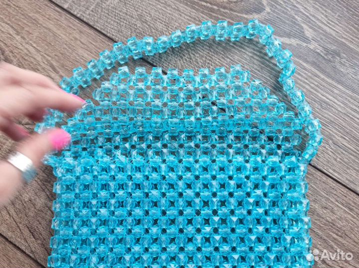 Cумка из акриловых бусин
