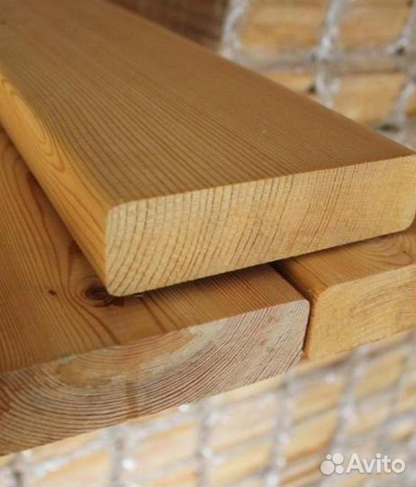 Палубная доска лиственница, 28х140 мм, вс