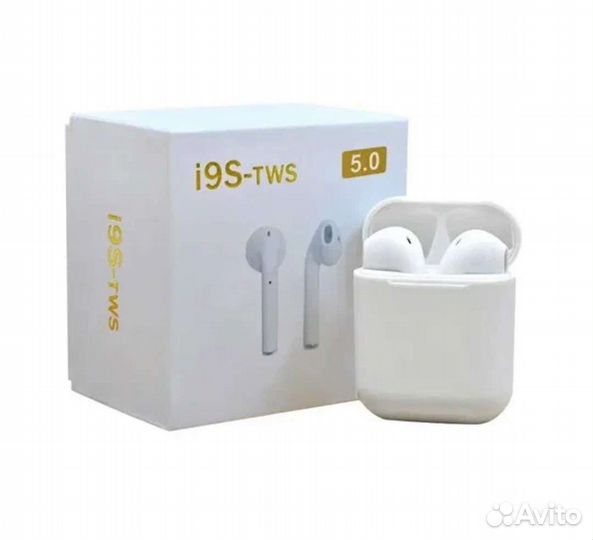 Беспроводные наушники TWS i9S, белый