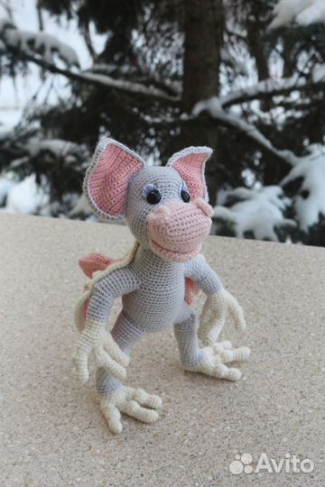 Дракончик символ года мягкая игрушка ручная работа