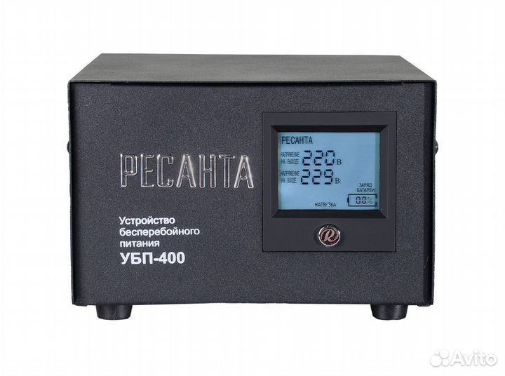 Источник бесперебойного питания ресанта убп-400