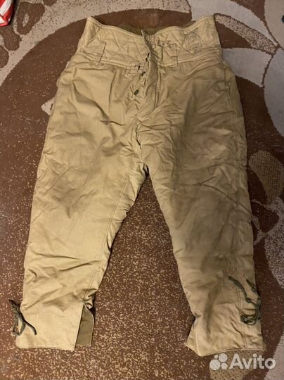 Ватные штаны СССР высокие