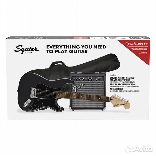 Набор электрогитара Squier Affinity Series Stratoc