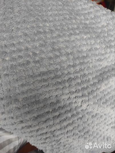 Плюшевый плед покрывало на кровать 210*240