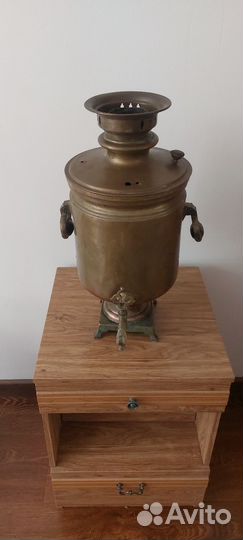 Самовар на дровах старинный