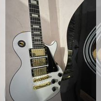 Электрогитара Gibson Les Paul Custom белая