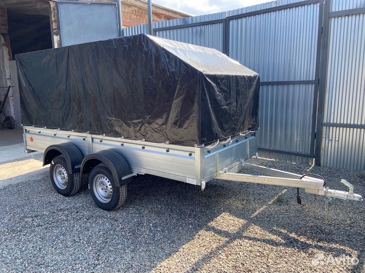 Прицеп Двухосный Престиж 3,5*1,57 с тентом