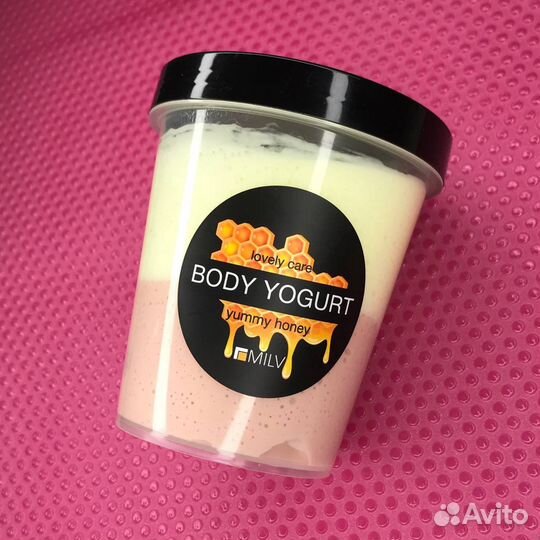 Двухцветный крем-йогурт для тела, milv, 210 гр