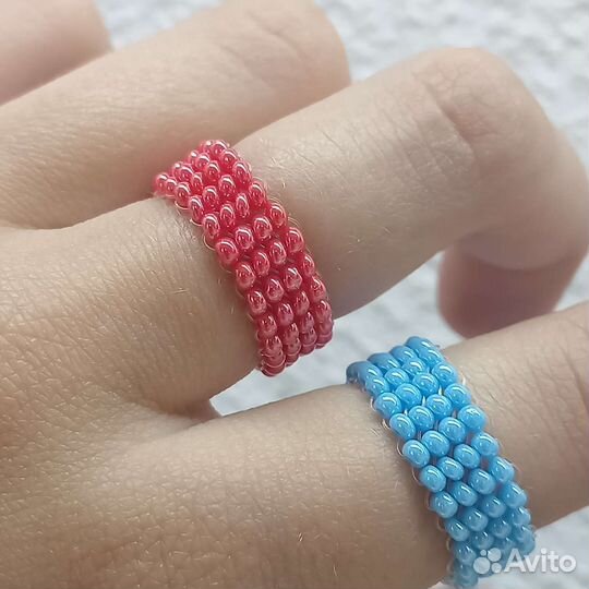 Кольца из бисера