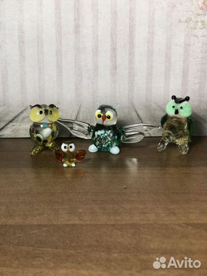 Сова фигурка 5 шт