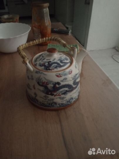 Чайник заварочный фарфоровый